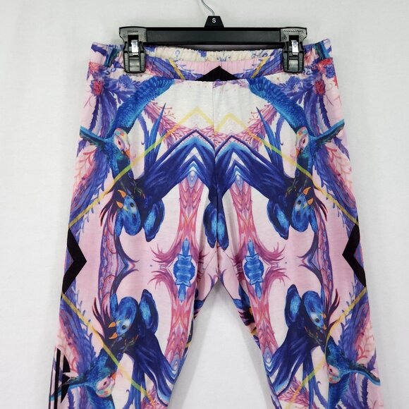 Adidas Farm Rio Optic Bloom Florera Bird Leggings Womens Medium Logo - Picture 12 of 15